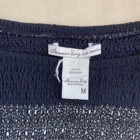 American Rag Cie Long Sleeve Smocked Romper M - Picture 4 of 4